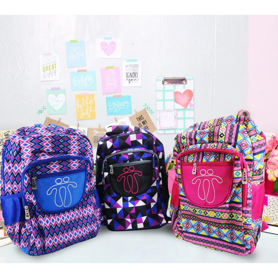 Tas Yiguo Ransel Sekolah Anak Motif Batik  Bagus Murah Meriah