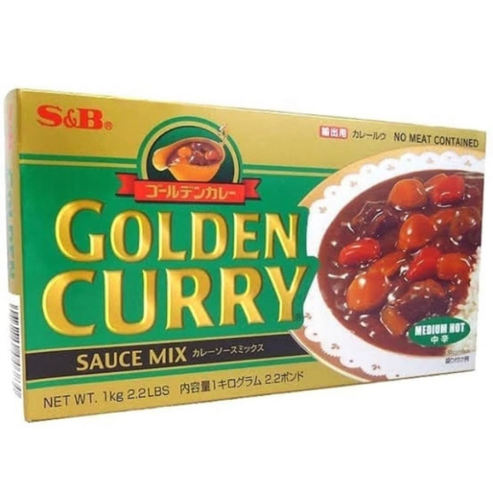 

PROMO TERBATAS - GOLDEN CURRY S&B KARI JAPAN 1 KG