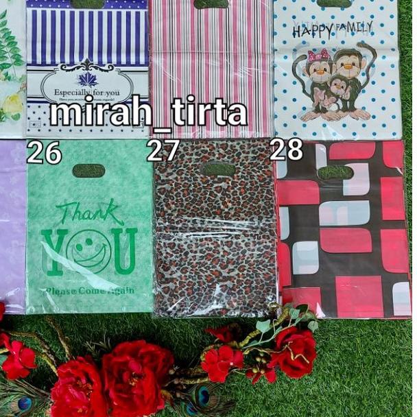 

➪ ❤ ❤Kantong plastik plong MOTIF 25 x 35.kresek motif olshop .Kantung plong olshop ☃