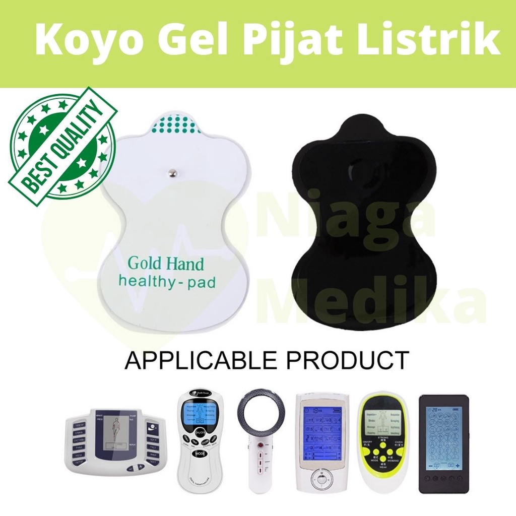 Koyo Gel Pad Elektroda Sparepart Alat Terapi Digital Akupuntur TENS 1 Electrode TENS 1 pcs Stiker Pa