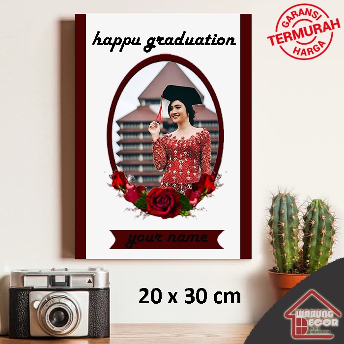 Jual HIASAN DINDING UCAPAN HAPPY GRADUATION CUSTOM BISA PAKAI DESIGN ...