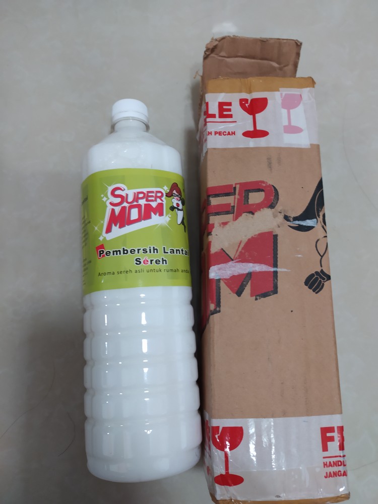 Karbol Sereh Sere Super Mom 1,5 Liter Karbol Alami Dengan Formula Yang Aman Bagi Bayi Dan Anak