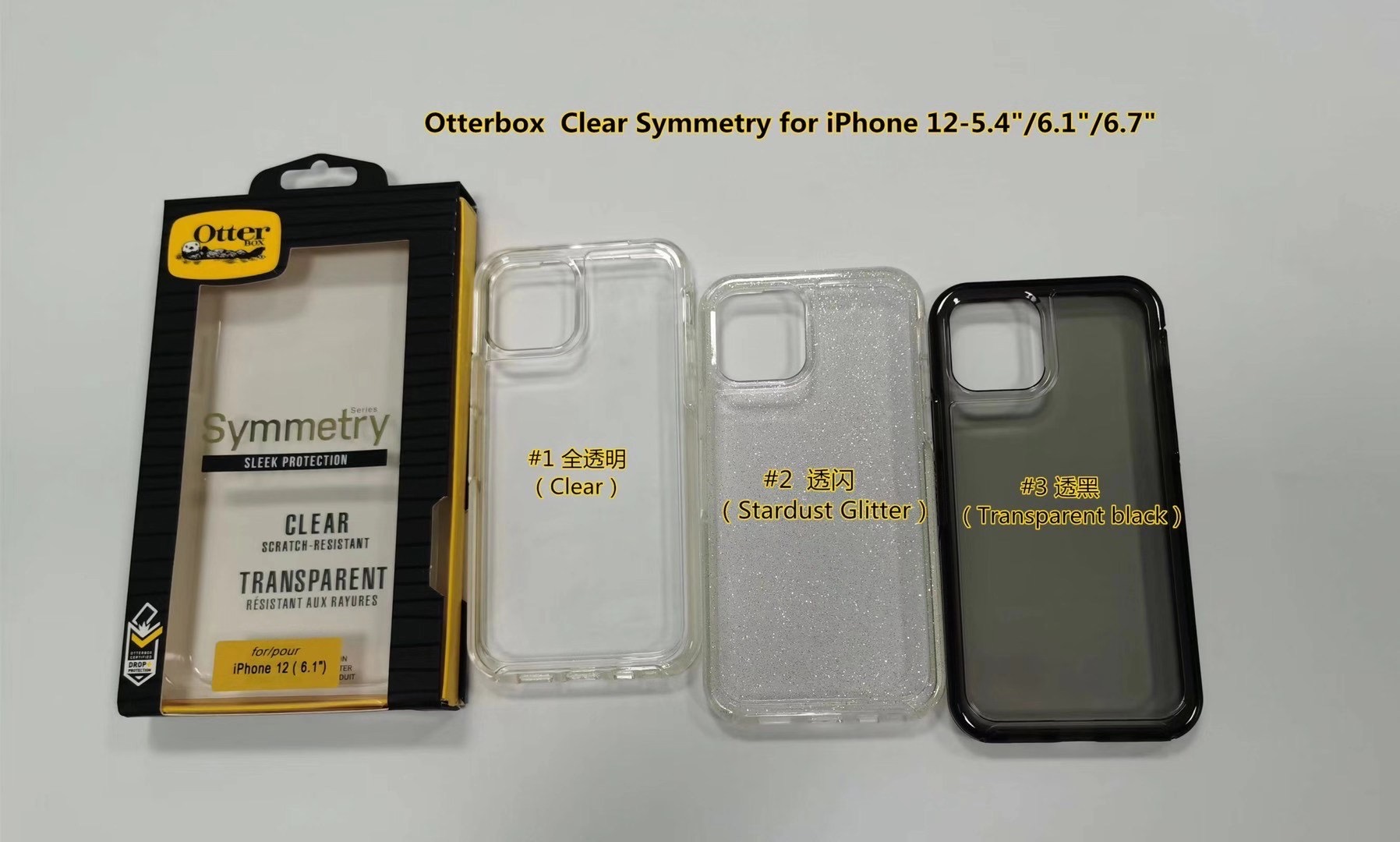 OtterBox Symmetry Clear Series iPhone 12mini iPhone 12 Pro