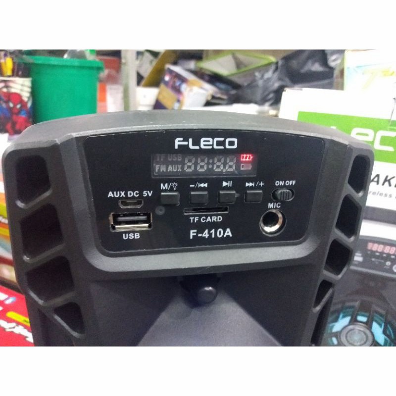 SPEAKER BLUETOOTH FLECO/SX-5008 5 INCH F-410 PLUS MIC//SALON AKTIF//SPEAKER KARAOKE