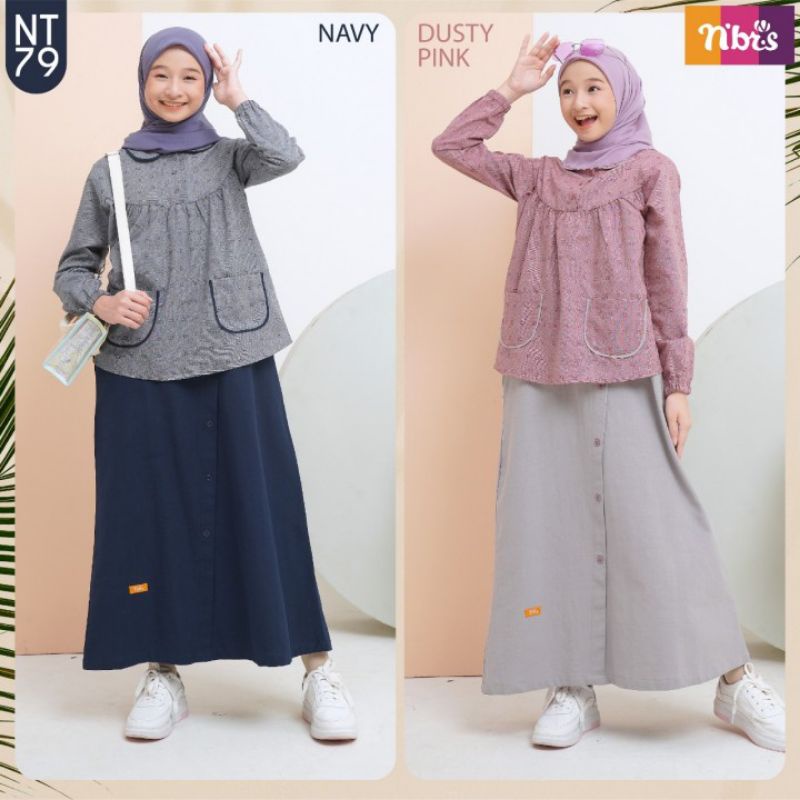 Set Blouse Teen Nibras Nt 079 Terbaru Super Cakep Ter Bets Seller