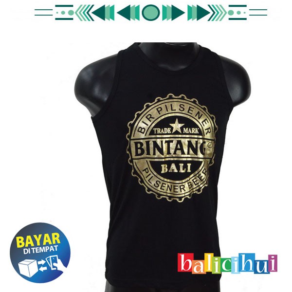 BALICIHUI KAOS SINGLET PRIA FIT TO XXL KAOS SINGLET BALI