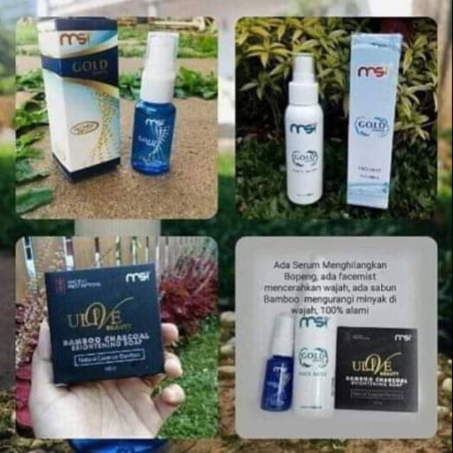 Paket glowing lengkap skincare MSI original