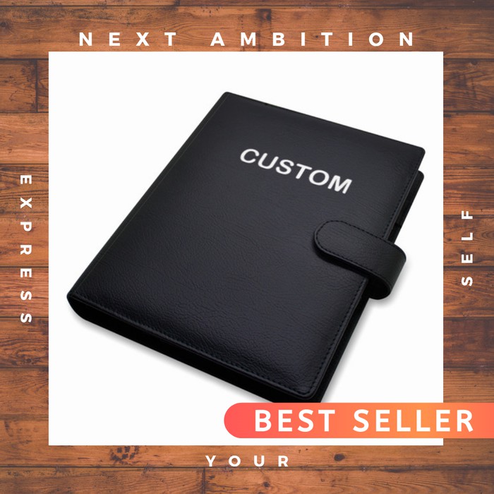 

Binder Notebook Belajar / Catatan A5 (+isi kertas) - Custom Design Depan