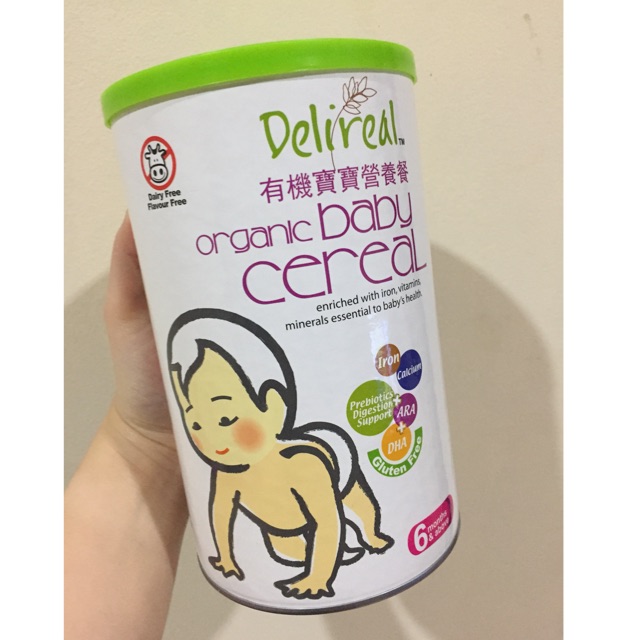 

Organic Delireal Baby Cereal