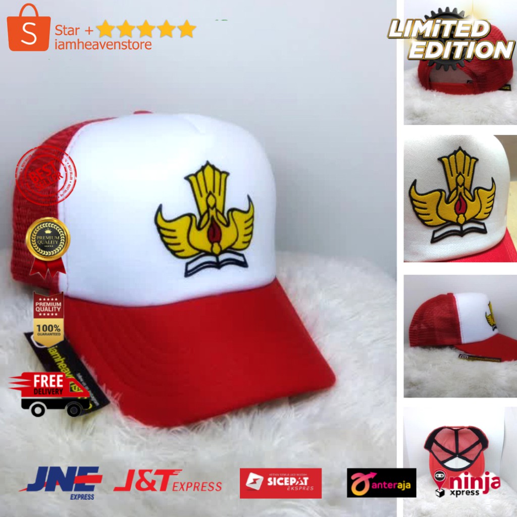 Topi sd dewasa pria wanita cewe cowo Jaring Trucker SD generasi 90an nostagia 90s klasik vintage