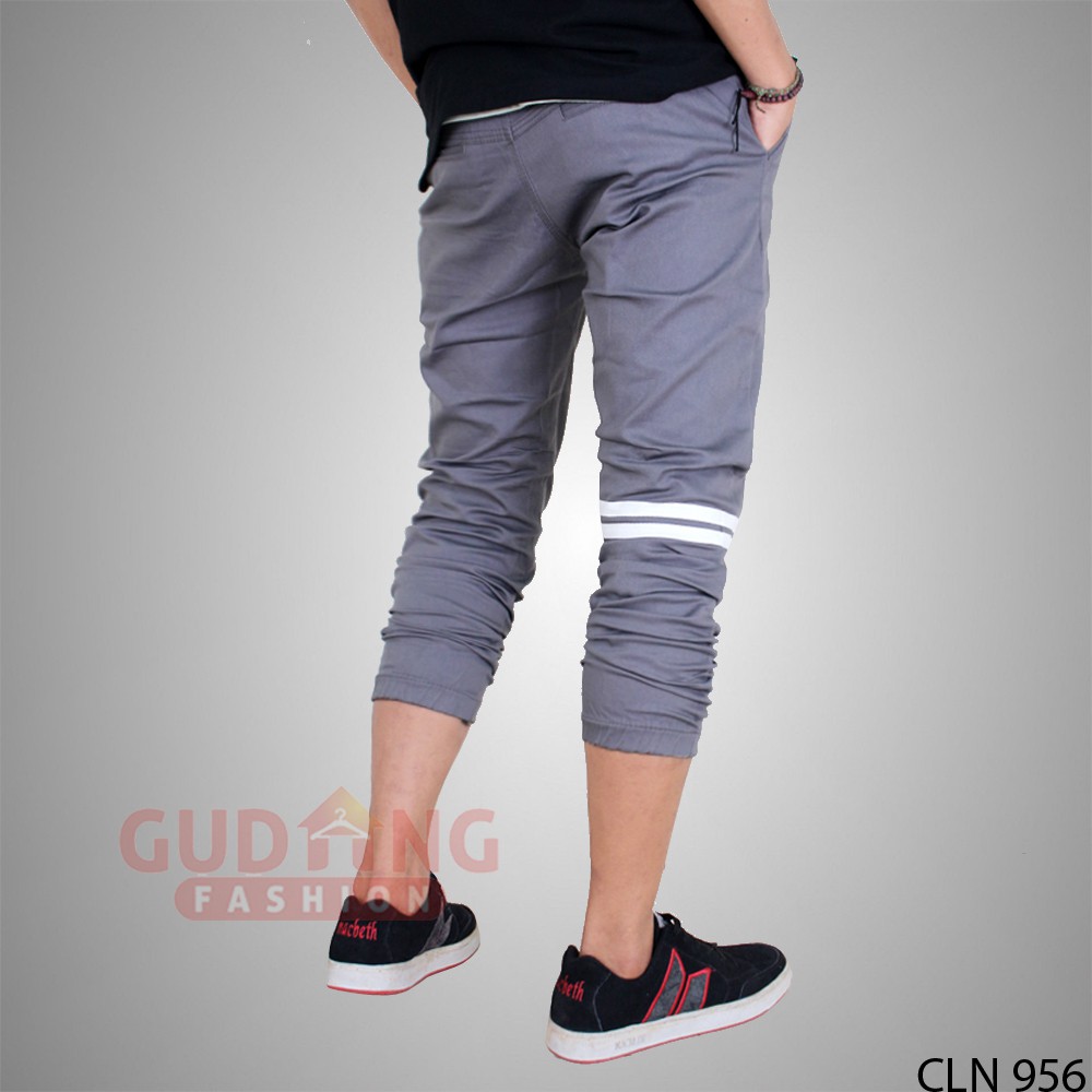 Celana Jogger Panjang Polos Pria - CLN 956