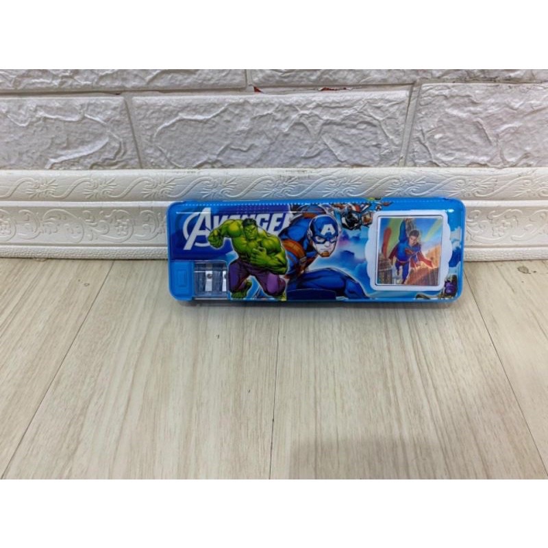 Kotak pensil / Kotak pensil KALKULATOR / Kotak pensil fancy & Kalkulator / kotak pensil karakter-rondom