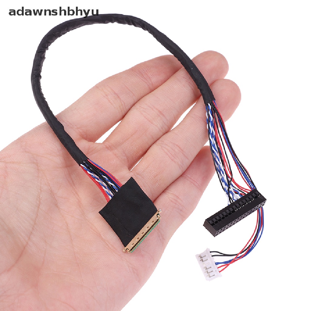 Adawnshbhyu 1PC New Arrival 40pin 1chanel 6bit Kabel Layar LVDS LCD LED Untuk Display