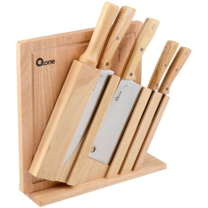 Oxone OX95 Wooden Knife Set Pisau Dapur promo