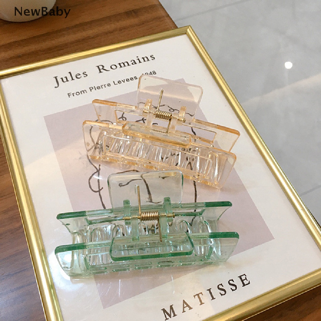 Jepit Rambut Model Cakar Bahan Plastik Aneka Warna Untuk Wanita