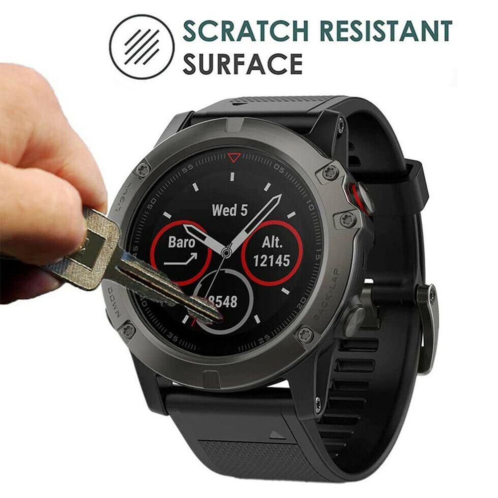 POPULAR Populer1/2/3pcs Film Pelindung Anti Gores Sidik Jari Tahan Benturan Tempered Glass Untuk Garmin Fenix7 7S 7X