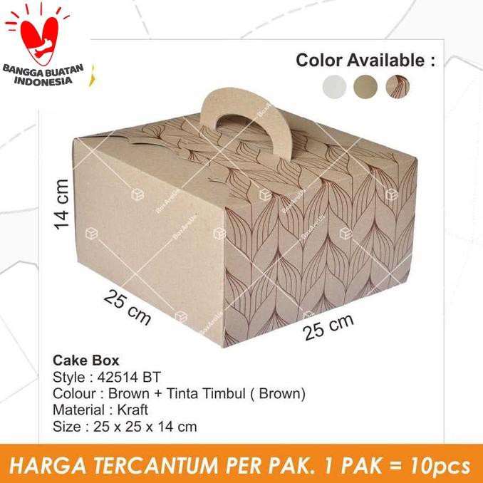

Buruan Beli] 42514 Btx | Cake Box/ Kotak / Dus / Multipurpose Box / Kotak Kue / Box - Timbul