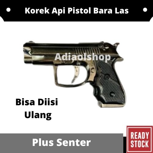 Korek Api Bara Model Pstl Laser Plus Senter Model Baretta Mini