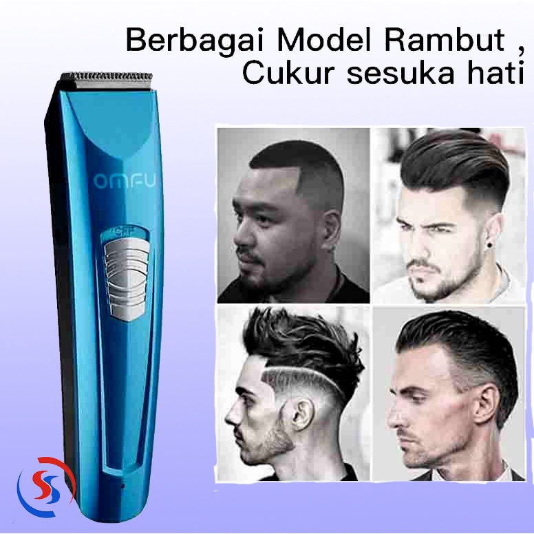 Omfu Alat Cukur Elektrik Shaver Alat pencukur Alat Potong Rambut Cukur jenggot Listrik Portable OMFU