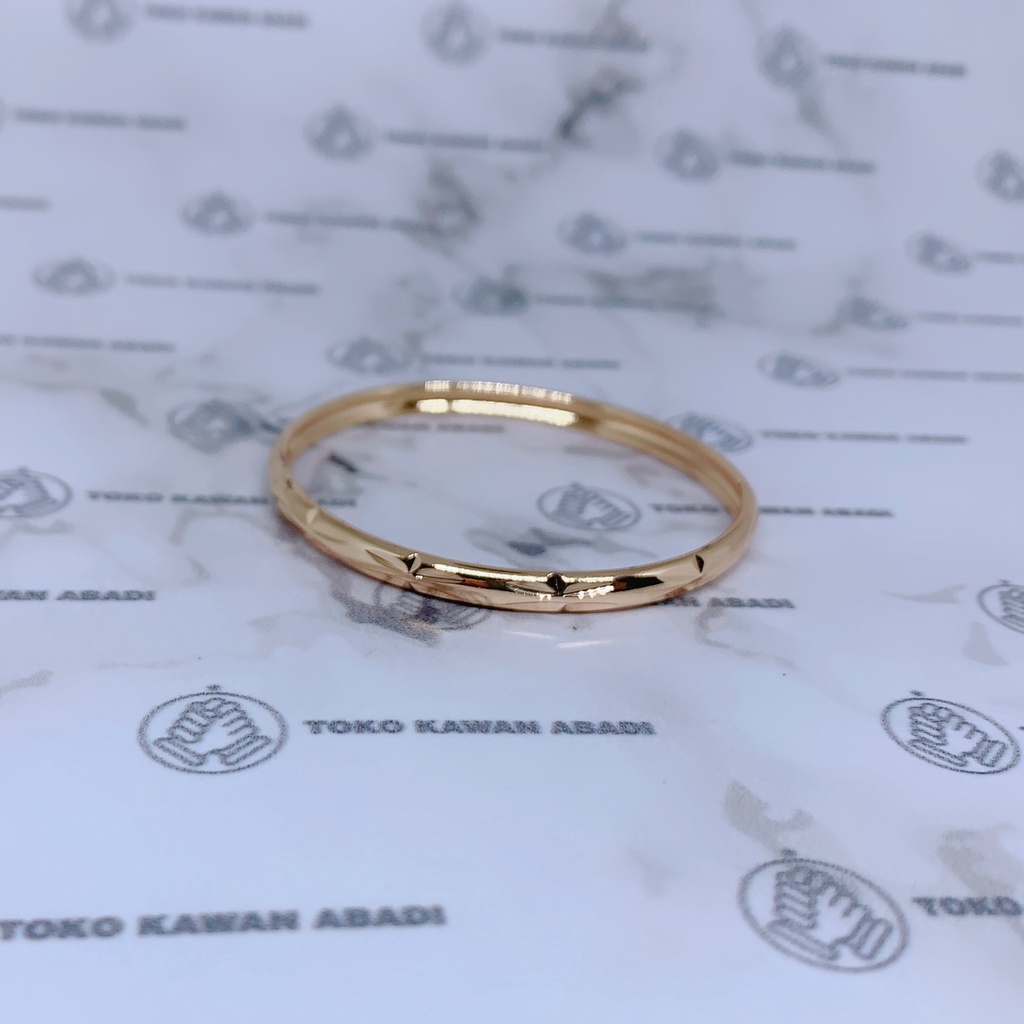 Gelang Tangan Xuping Gold Anak Perempuan Model Ring Pecah Kopi *15