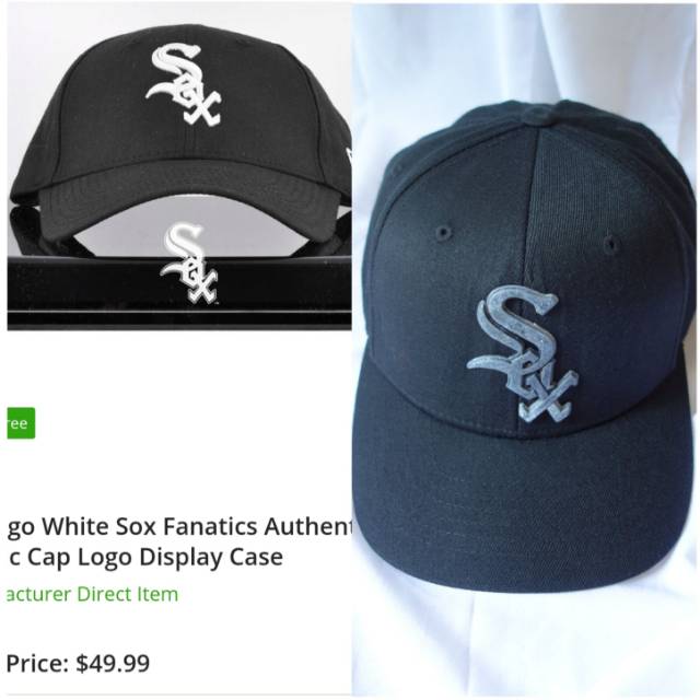 MLB Sox Acrylic Flexfit Cap black Topi Major League Baseball Original Second Bekas Branded Preloved