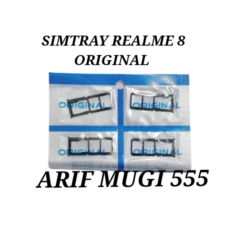 SIMTRAY SIM LOCK SLOT SIM CARD TEMPAT KARTU SIM REALME 8 ORIGINAL