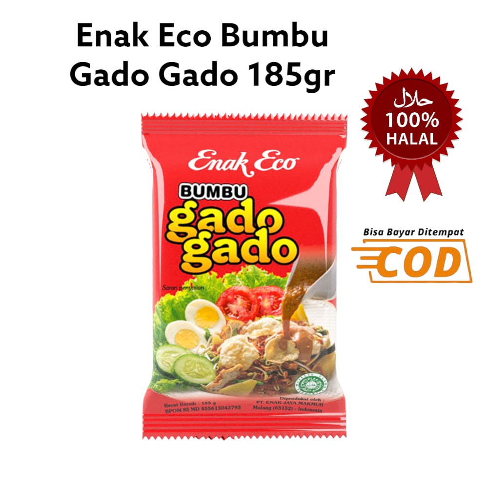 

ENAK ECO BUMBU GADO GADO INSTANT 185gr