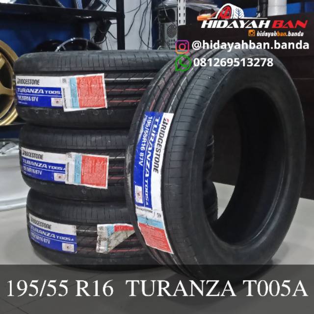 Ban Bridgestone Turanza Ukuran 195 55 Ring 16 Shopee Indonesia