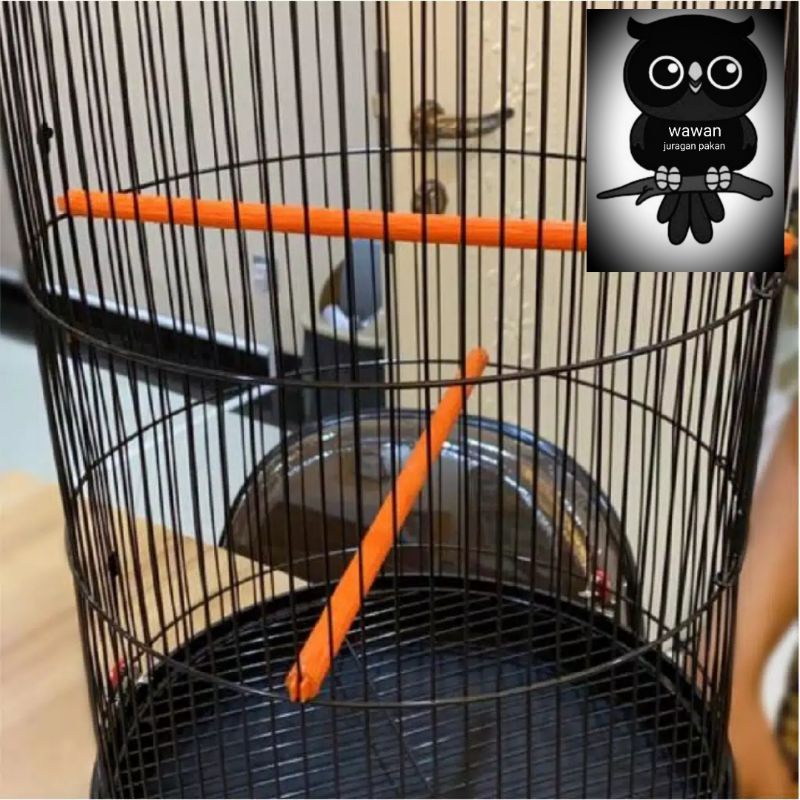 TANGKRINGAN LOVEBIRD VIRAL plastik motif kayu asem