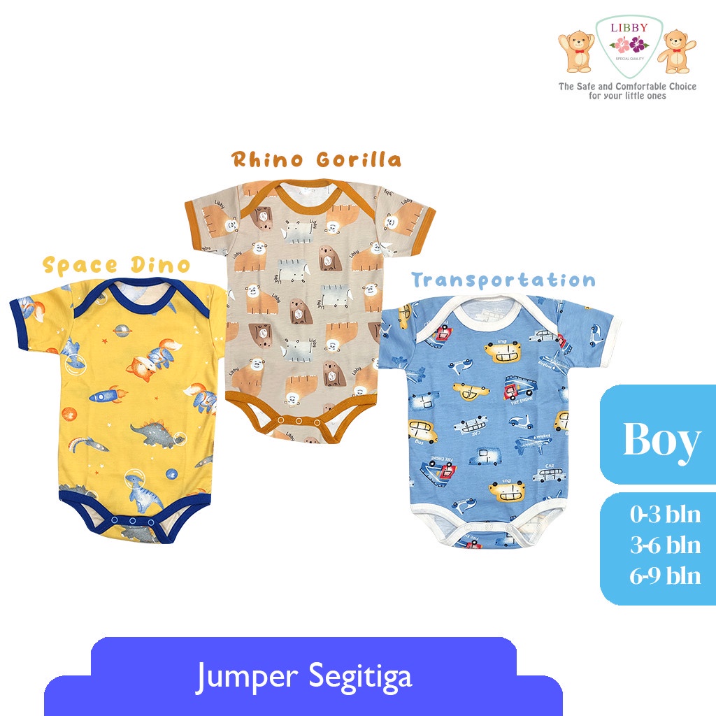 Libby Premium Romper Segitiga / Segiempat satuan