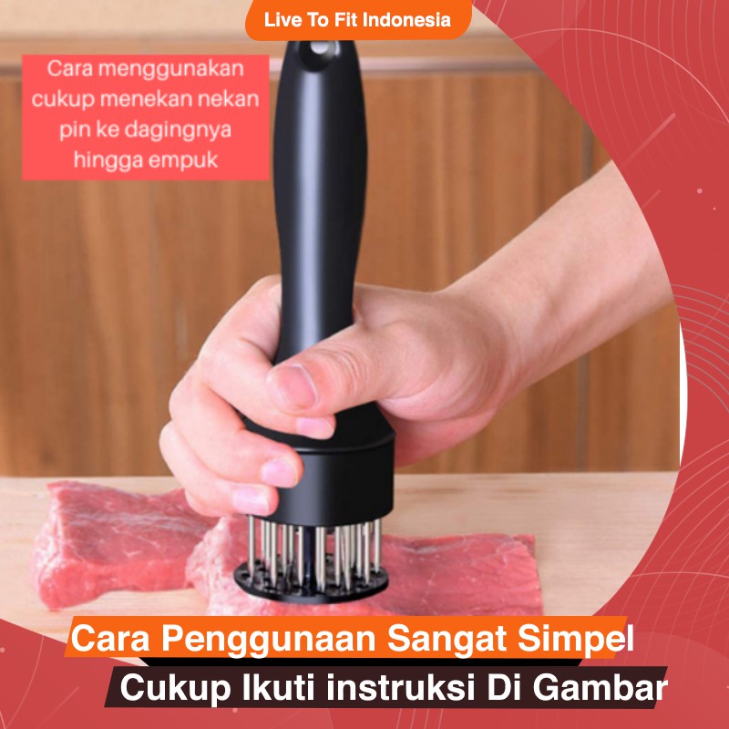 Alat Pelunak Pengempuk Penghalus Daging Meat Tenderizer