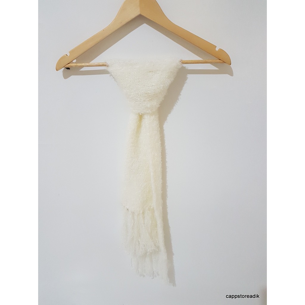 KNITKU Syal rajut mohair handmade dewasa scarf shawl KNITKU-SM