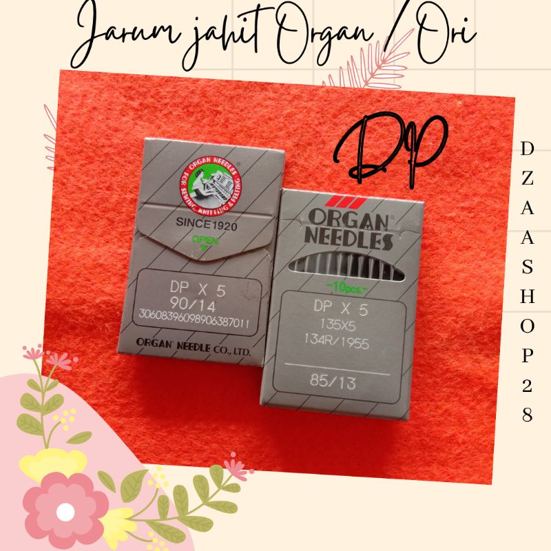 jarum original / jarum jahit organ / jarum jahit mesin besar