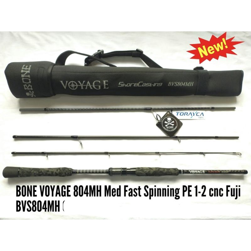 spining travel rod Bone voyage 804MH PE1.0-2.0