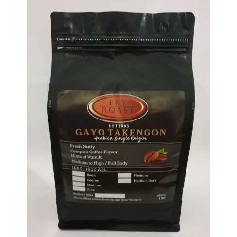 

KOPI ARABIKA ACEH Gayo 1 kg Biji dan Bubuk Coffee ARABIKA