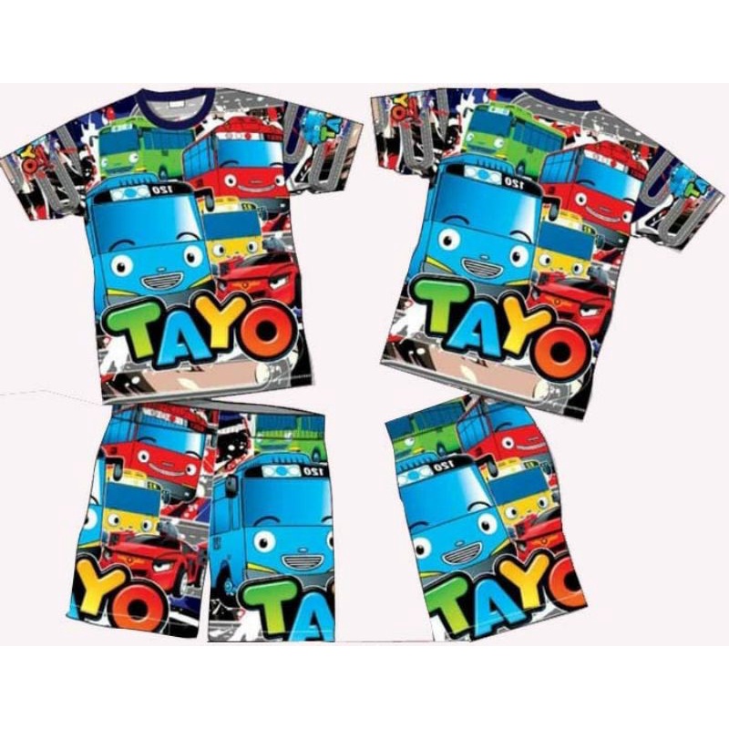 BAJU KAOS SETELAN ANAK LAKI-LAKI TAYO