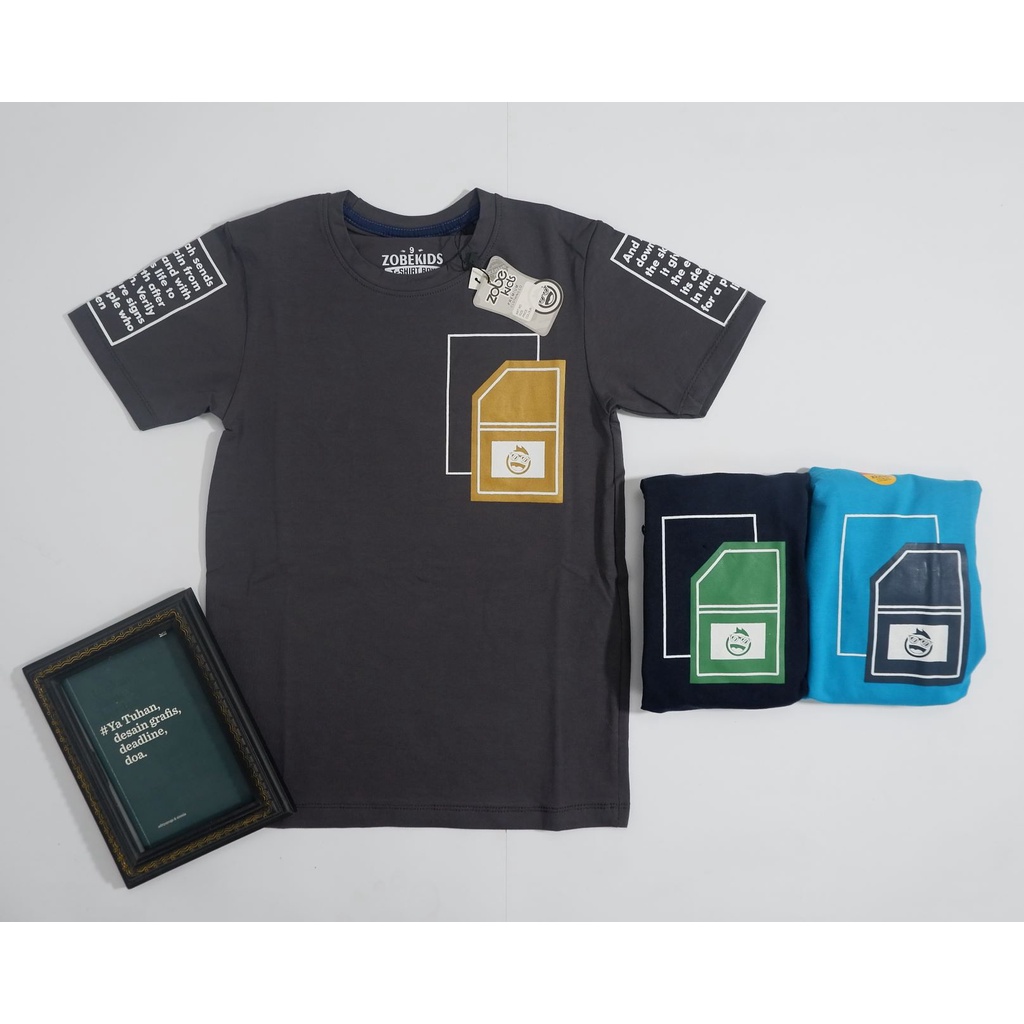 KAOS ANAK BAJU ANAK PREMIUM 4-15THN ZOBE KIDS NYAMAN DIPAKAI