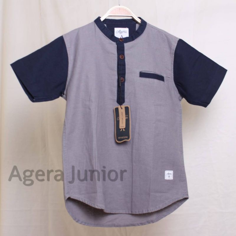 BAJU KEMEJA KOKO KEMKO ANAK LENGAN PENDEK KOMBINASI by AGERA JUNIOR 2