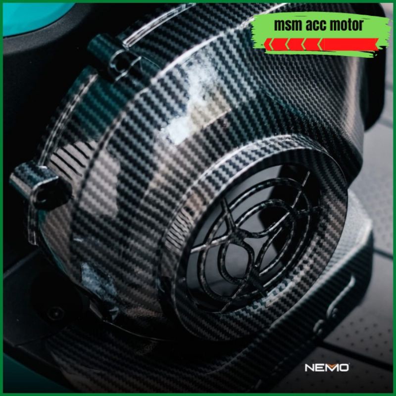 COVER TUTUP RADIATOR YAMAHA FAZZIO CARBON NEMO