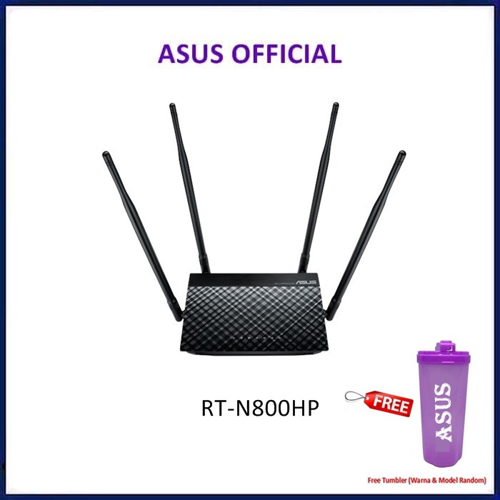 Asus RT-N800HP N800 High Power WiFi Gigabit Router AP