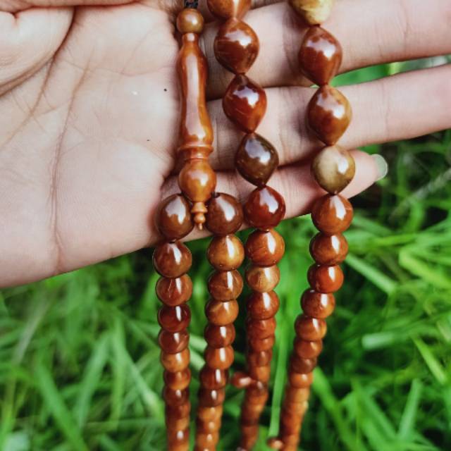 Tasbih kaukah motif oval amplas menual