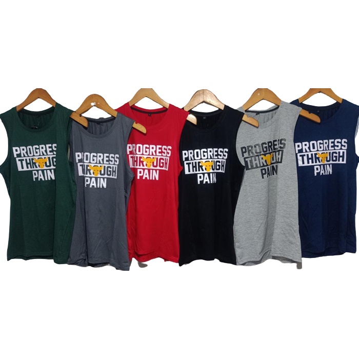 SINGLET KAOS MOTIF PAIN BULL ANAK LAKI LAKI TANGGUNG / SINGLET OLAHRAGA ANAK LAKI LAKI TANGGUNG / KA