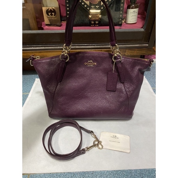 coach small kelsey full leather authentic preloved