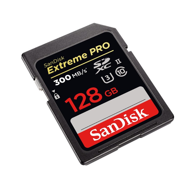 SD Card SanDisk Extreme Pro SDXC 128GB 300MB/s (SDSDXDK-128G-GN4IN)