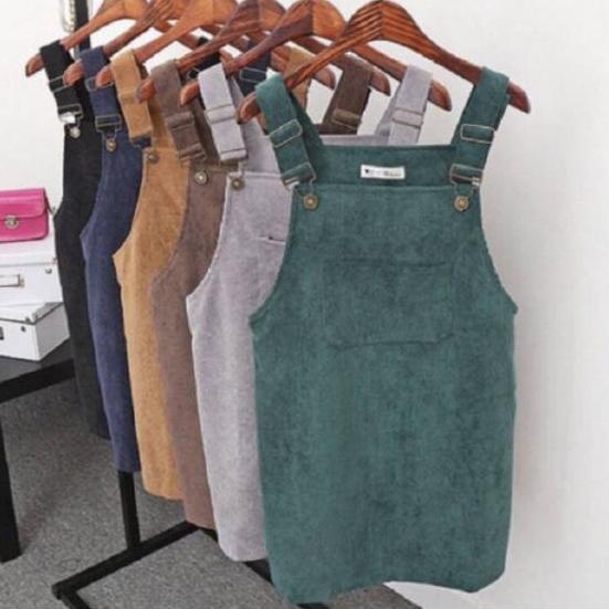 BHO - ZEC Overall LUZ / Corduroy ( Pendek ) / JAMSUIT & OVERAL /JAMSUIT KODOK WANITA / BAJU JAMSUIT 