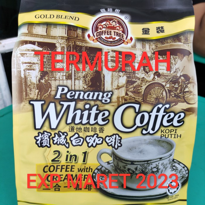 

⭐BISA COD⭐ KOPI PENANG WHITE COFFEE 2IN1 NO SUGAR ADDED KOPI PUTIH PENANG