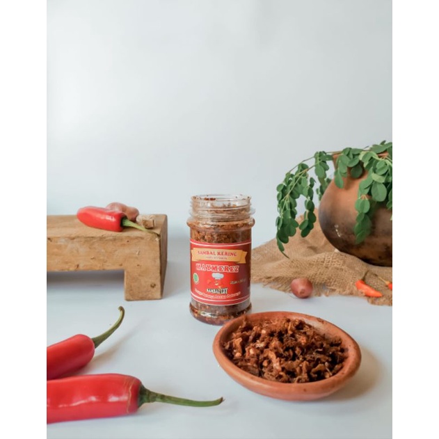 

[BISA COD] Maymerez Lombok Sambal Kering Eby (Udang Kecil) 100 gram