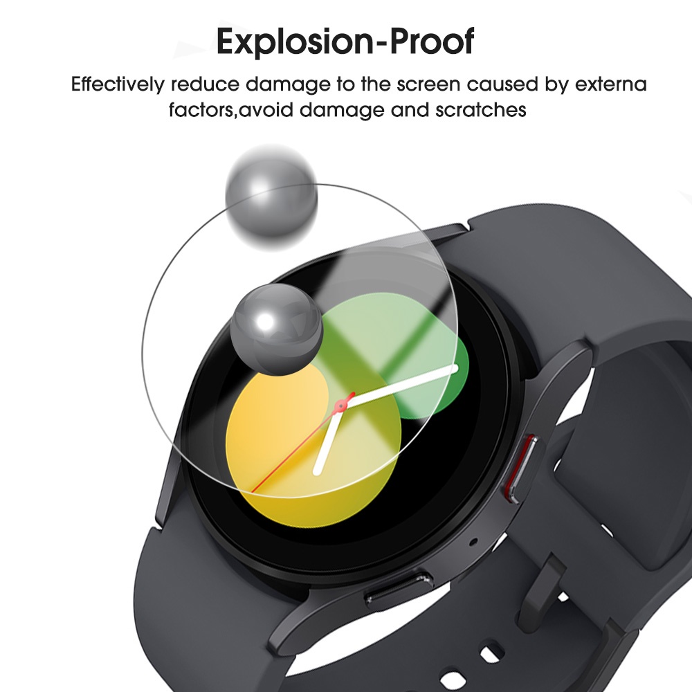 1 / 3pcs Film Tempered Glass Pelindung Layar Smartwatch Samsung Galaxy Watch 5 / 44mm