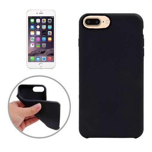 OFFICIAL DESIGN LEATHER TPU CASE IPHONE 7 PLUS BLACK