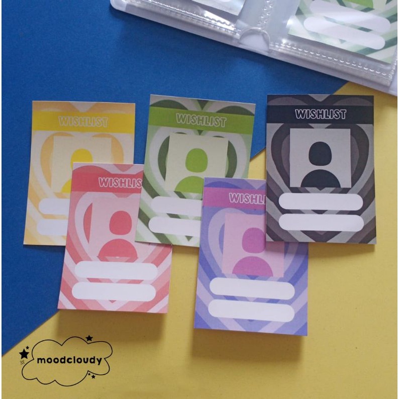 pc binder filler photocard